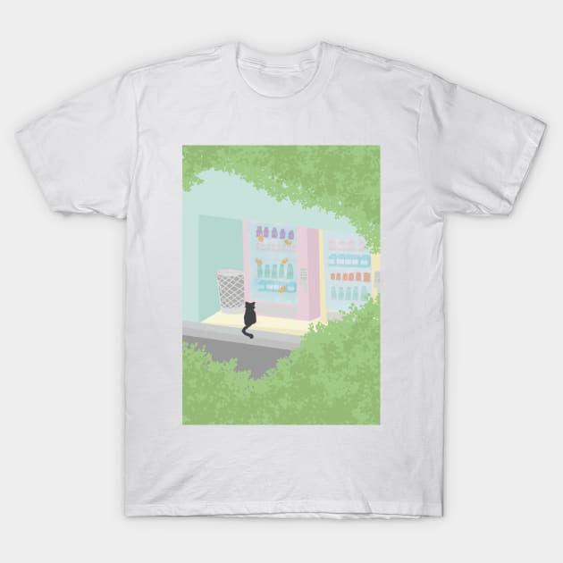 Pastel vending machines T-Shirt by Beelixir Illustration